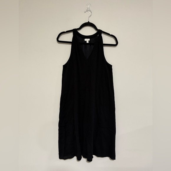 Garnet Hill Black Easy Cotton Gauze Coverup Size Small Beach Cruise Resort Swim - Picture 1 of 7